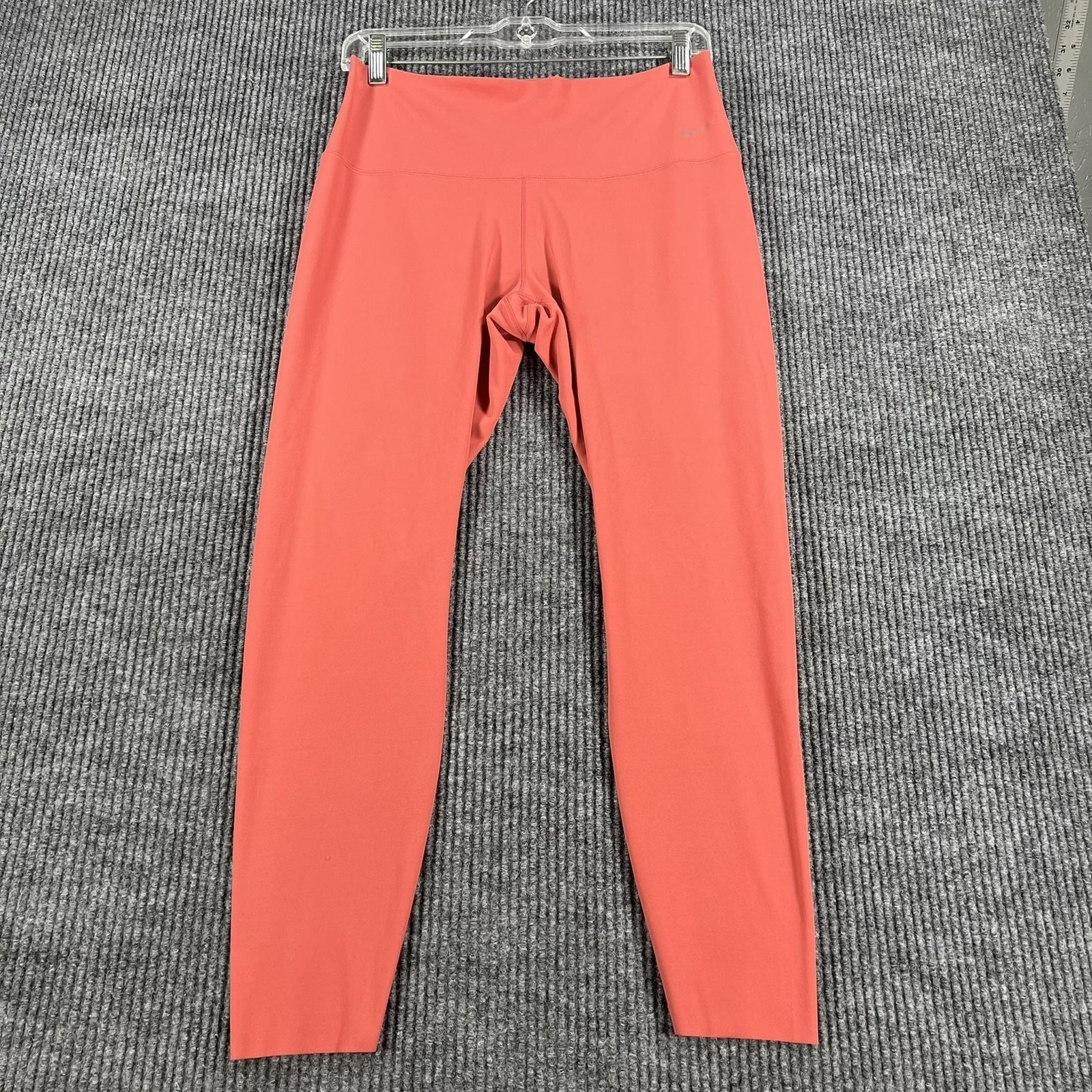 Nike Zenvy Pants Womens Large Pink Dri-Fit High Rise Activewear Leggings Yoga